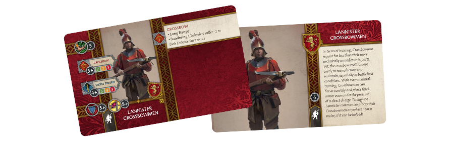 A Song of Ice and Fire : Tabletop Miniatures Game - Lannister Crossbowmen